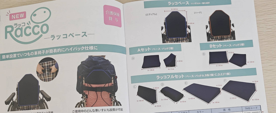 厂商综合目录里的产品页：背板本体与 A／B／全套装三种组合方式。图片来源：厂商公