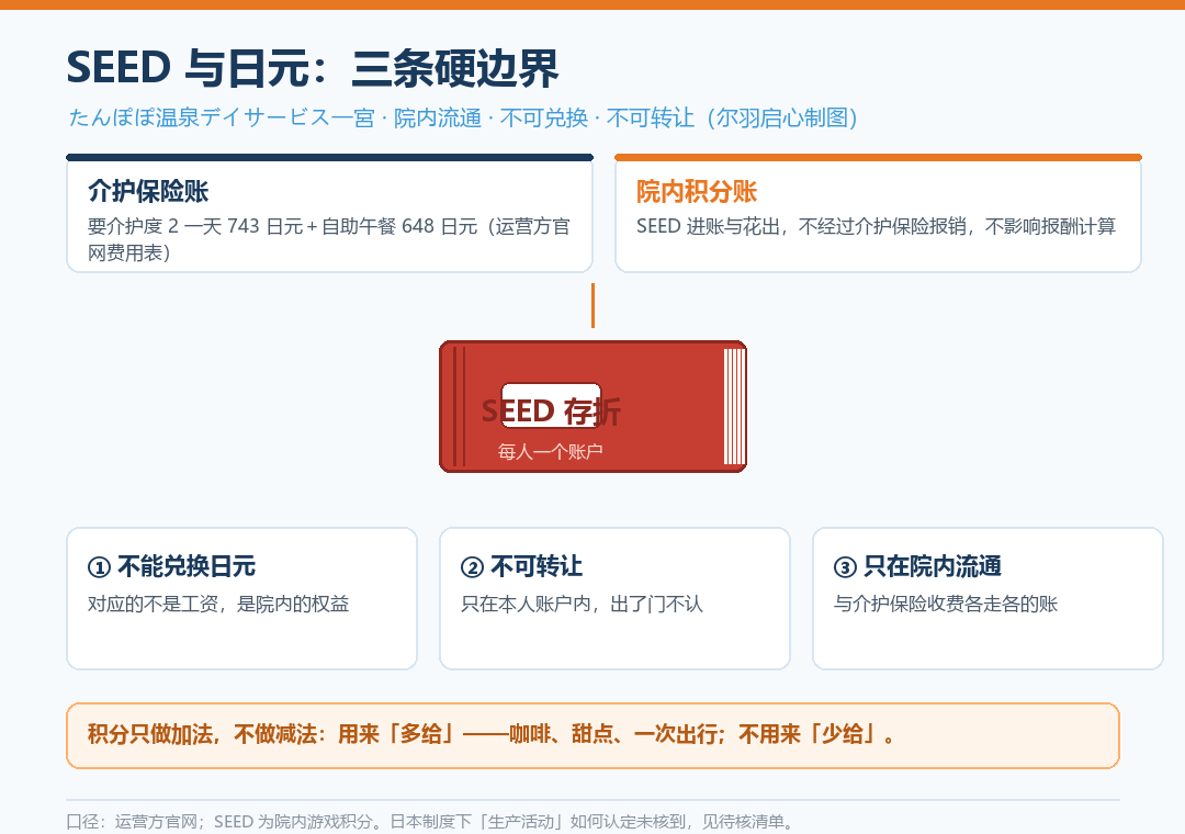 SEED 与日元的边界:院内流通、不可兑换、不可转让
